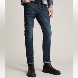 All saints Rex slim jeans size 28 indigo blue jeans